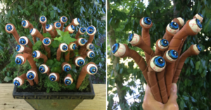 These Eyeball Plants Are The Perfect Addition For Your Front Lawn During The Spooky Season