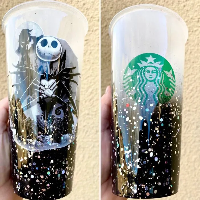 Nightmare Before Christmas Inspired Starbucks Cup Sally 