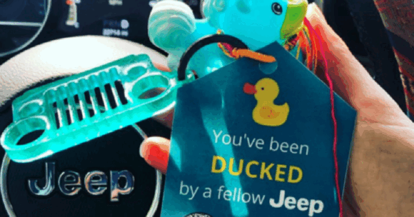Do You Ever Wonder Why Jeep Owners Put Ducks On Other Jeeps and Call It ' Jeep Ducking'?