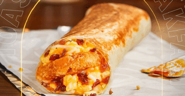 Taco Bell’s Toasted Breakfast Burrito Is Exactly What You Need To Tackle The Day