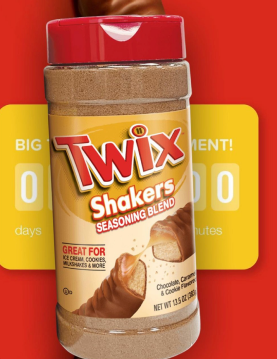 Twix Released 'Twix Shakers' Seasoning Blend That You Can Sprinkle