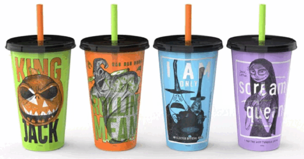Target is Selling A $10 Set Of ‘The Nightmare Before Christmas’ Halloween Cups That Glow In The Dark