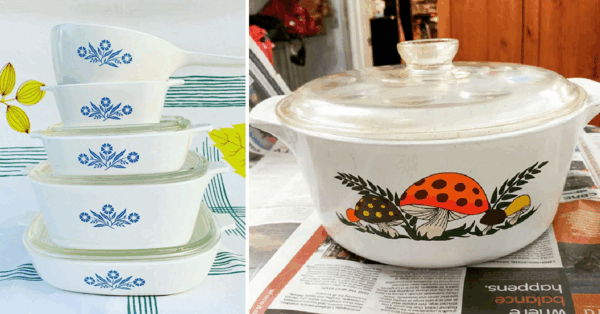 Here’s A Genius Hack For Those Vintage Casserole Dishes You Can Find At Thrift Stores