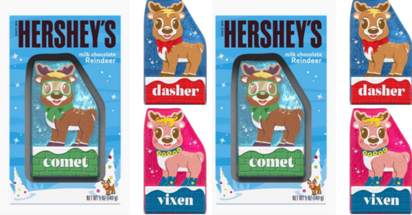 Hershey’s Is Releasing Milk Chocolate Reindeer This Year So You Can Collect Them All