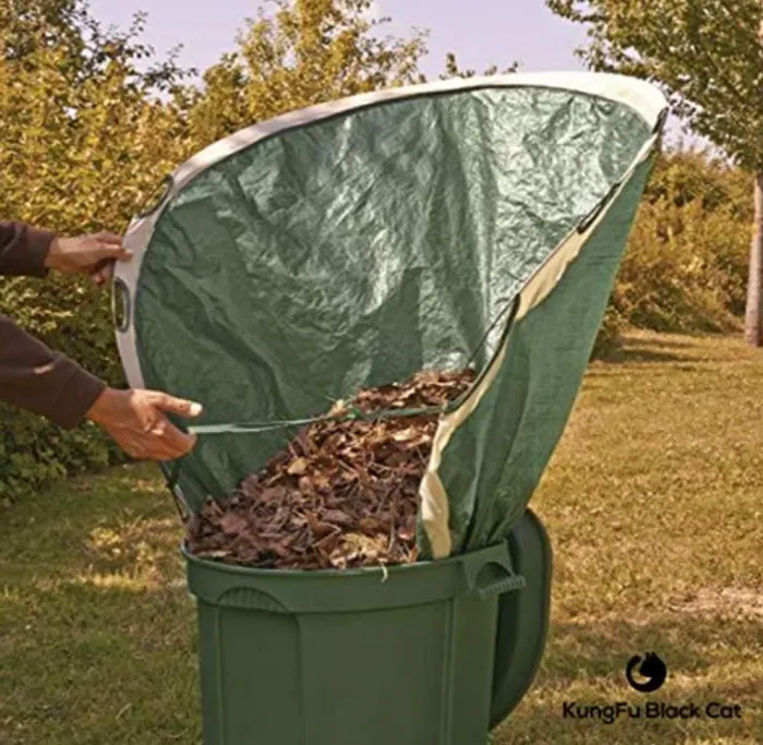 Large Yard Dustpan-type Garden Bag For Collecting Leaves