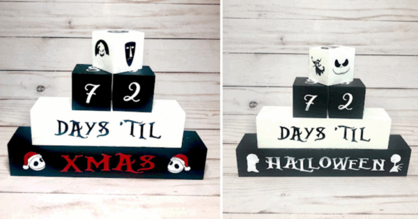This Stackable ‘Nightmare Before Christmas’ Calendar Counts Down The Days Until Halloween And Christmas