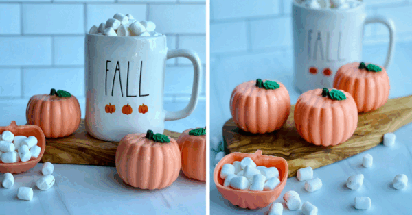 You Can Get Pumpkin Hot Chocolate Bombs To Bring Autumn Straight To Your Cup