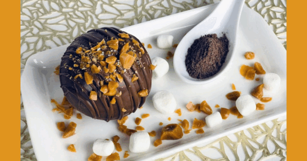 You Can Get Salted Caramel Hot Chocolate Bombs For Those Crisp Fall Evenings
