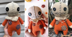 You Can Crochet Your Own Sam From ‘Trick-Or-Treat’ And He’s Just Too Cute To Be Scary