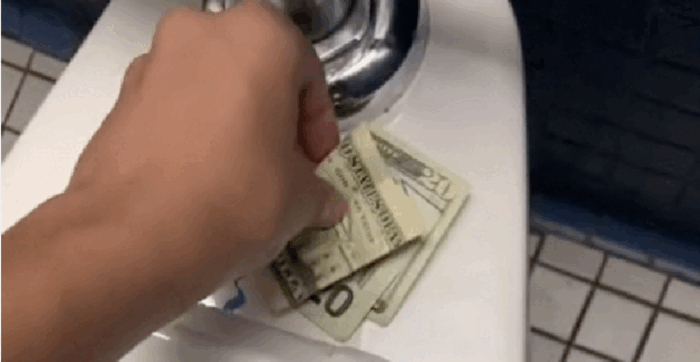People Are Leaving Cash in Bathrooms. Here’s Why.