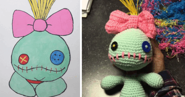You Can Crochet Your Own Scrump Doll From ‘Lilo And Stitch’ And It’s So Cute