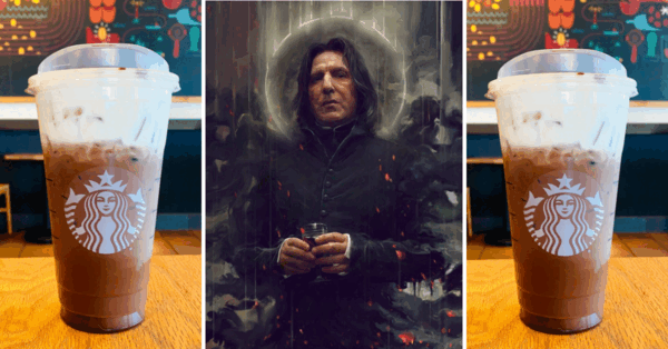 You Can Get A Severus Snape Cold Brew From Starbucks That You Can Sip On While Turning To Page 394