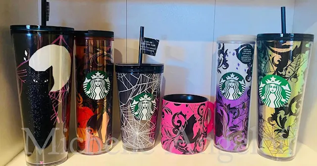 Starbucks Released A New Glow-In-The-Dark Spiderweb Cup Complete With  Stickers You Can Use To Decorate It