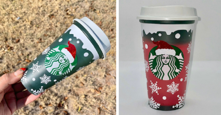 You Can Get A Starbucks Christmas Color Changing Cup That Festively Goes From Green To Red