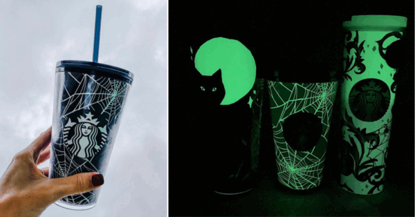 There Are Three Glow-In-The-Dark Starbucks Cups Releasing This Month So Get Your Running Shoes On