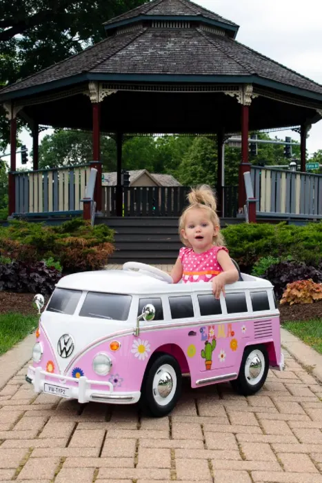 Your Kids Can Drive In Style With This Groovy Volkswagen Ride-On Bus