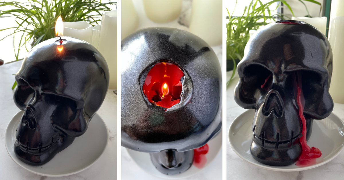 Target Is Selling A $10 Skull Candle That ‘Bleeds’ Red Wax As It Burns