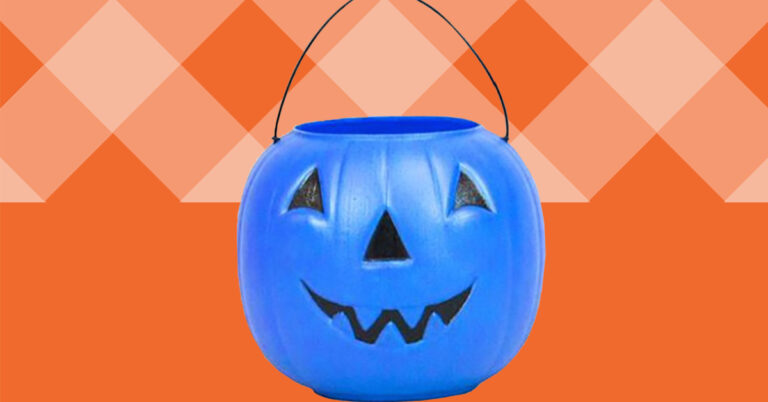 What Do The Blue Halloween Buckets Mean?
