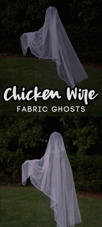 People Are Making Ghosts Out of Chicken Wire and Fabric For Halloween ...