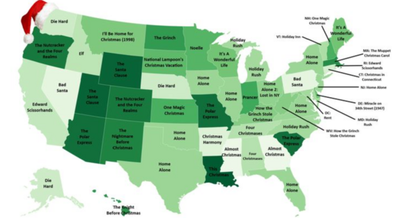 This Map Shows the Most Popular Christmas Movies According to Every State