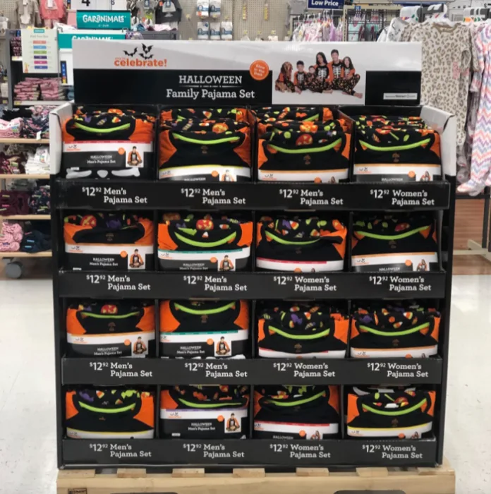 Walmart halloween family discount pajamas