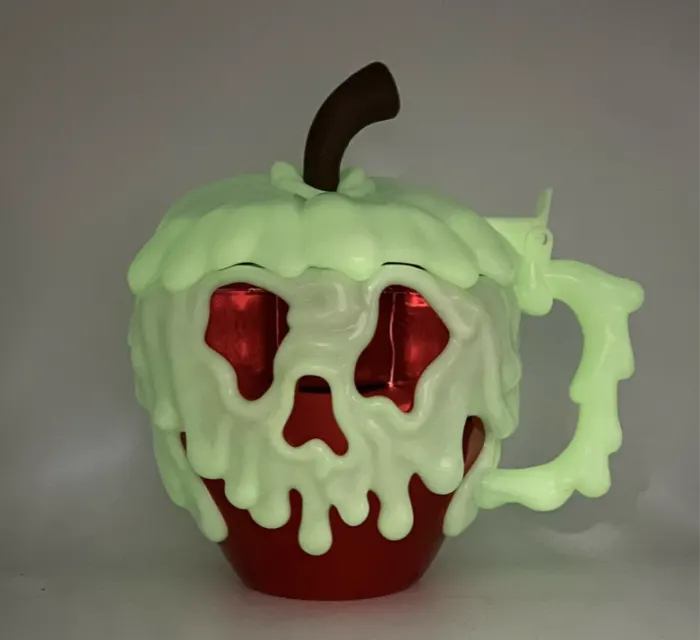 poison apple glow in the dark, 24oz cold cup, pale green and florescen –  neuroversecreations