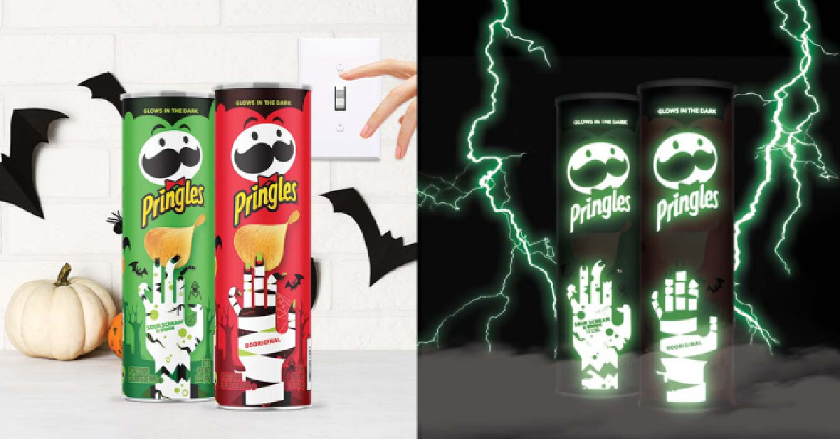 Pringles Is Releasing Glow-in-the-Dark Cans for Halloween So There’s No Reason to Be Afraid of the Dark