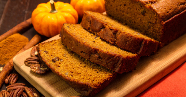 2-Ingredient Pumpkin Bread