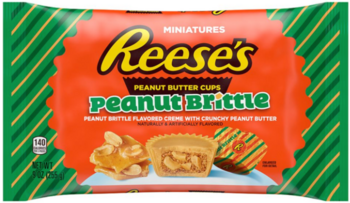 Reese’s Peanut Brittle Peanut Butter Cups Are Here Just In Time For The Holidays