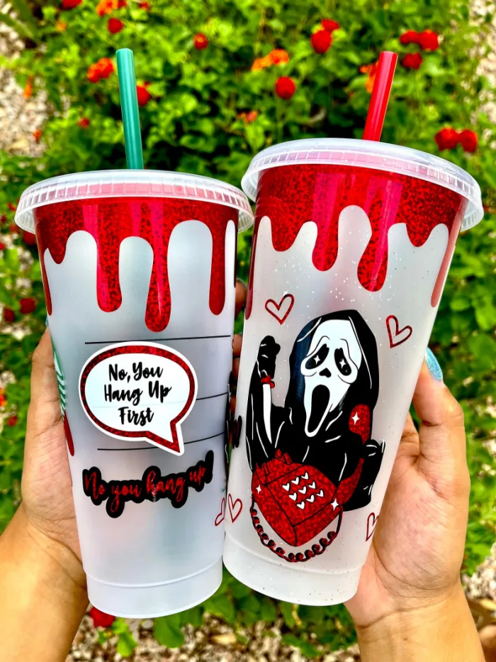 You Can Get A Bloody Ghostface Starbucks Tumbler That Just 'Screams'  Halloween