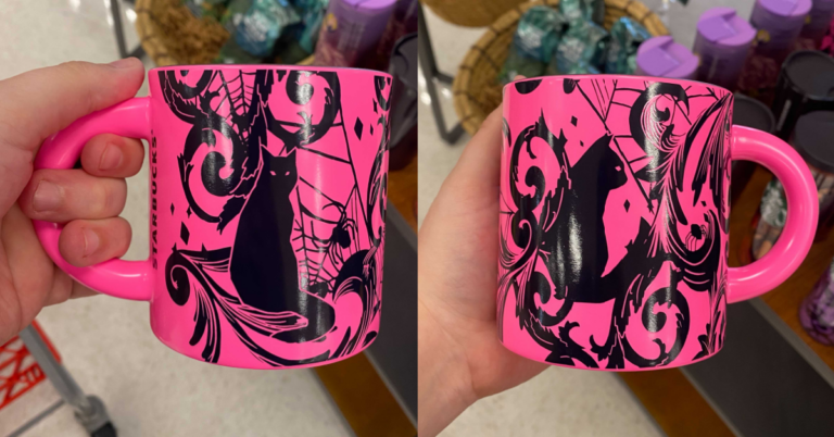Starbucks Is Selling A Neon Pink Halloween Mug and I’m Putting My Running Shoes On