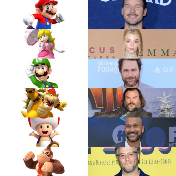 Voice actor and cast list - Mario movie