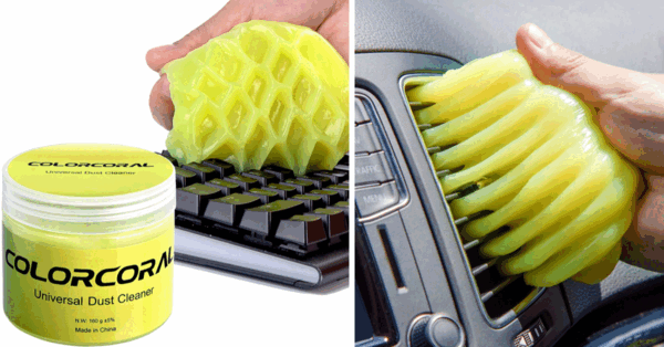 This Fun Gel Was Made To Make Cleaning Your Keyboard and Other Items Easy