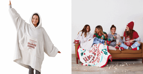 You Can Get Cozy Like a Hallmark Channel Movie With This Blanket Sweatshirt