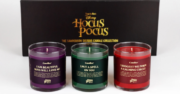 Freeform Released A ‘Hocus Pocus’ Sanderson Sister Candle Collection And It Is Glorious