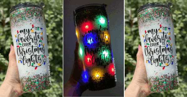 You Can Get A Christmas Tumbler That Lights Up And It’s The Most Festive Cup I’ve Seen