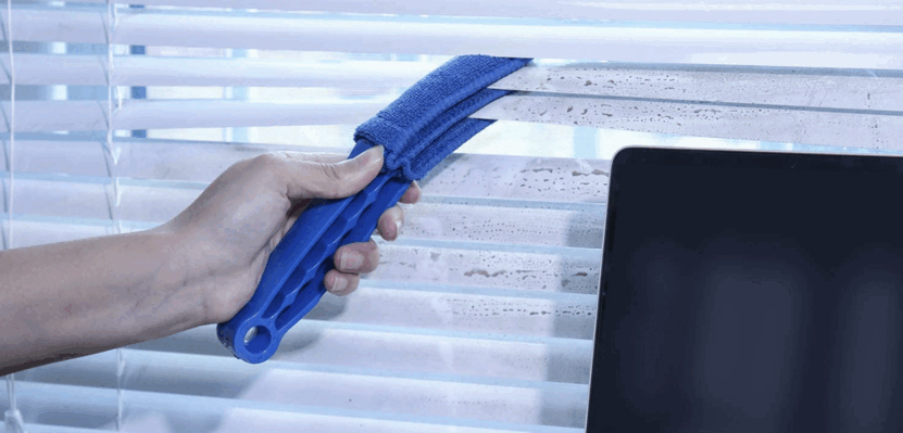 This Window Brush Cleans Your Blinds Better That Mr. Clean Ever Could