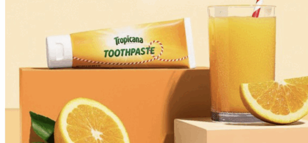 Tropicana Is Releasing A Toothpaste To Prove Orange Juice And Toothpaste Go Together