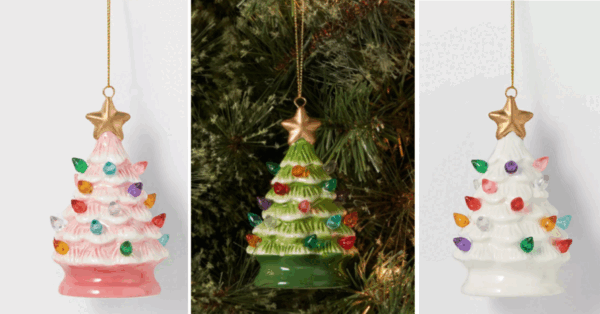 Target Is Selling Tiny Ceramic Christmas Tree Ornaments And I Have To Get Them All