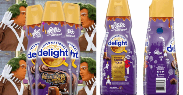International Delight Is Releasing A Willy Wonka Coffee Creamer And Some Even Come With A Golden Ticket
