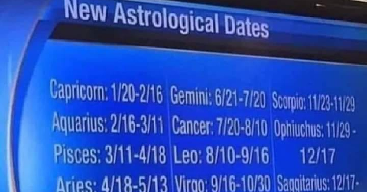 Is Your Zodiac Sign Changing? Here’s What We Know.