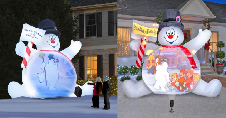 You Can Get A Giant ‘Frosty The Snowman’ For Your Yard That Plays The Movie On His Belly