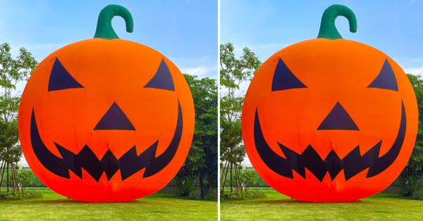 You Can Get A 26 Foot Inflatable Pumpkin to Put in Your Front Yard for Spooky Season