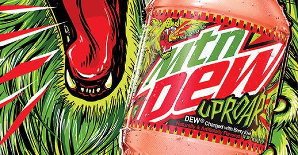 Mountain Dew Just Released A New Peach Colored Drink Called ‘Uproar’ and It Was Made For Cocktail Mixing
