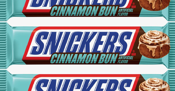 Snickers Cinnamon Bun Bars Are Coming and I’m Drooling Just Thinking About It