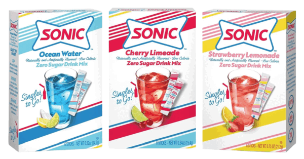 You Can Now Get At-Home Sonic Drink Mixes in 3 Flavors and I Call Dibs on The Cherry Limeade