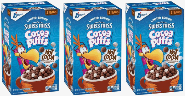 Start Your Winter Mornings Off With a Bowl Of The New Swiss Miss Cocoa Puffs Cereal