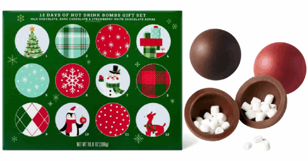 Target Is Selling A Hot Cocoa Bomb Gift Set So You Can Countdown To Christmas with A Warm Drink In Hand