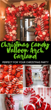 You Can Get A Christmas Candy Balloon Arch To Decorate Your Home ...