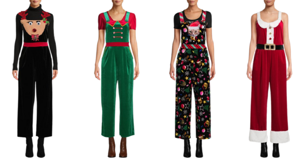 Move Over Ugly Christmas Sweaters, This Year Is All About The Christmas Jumpsuit